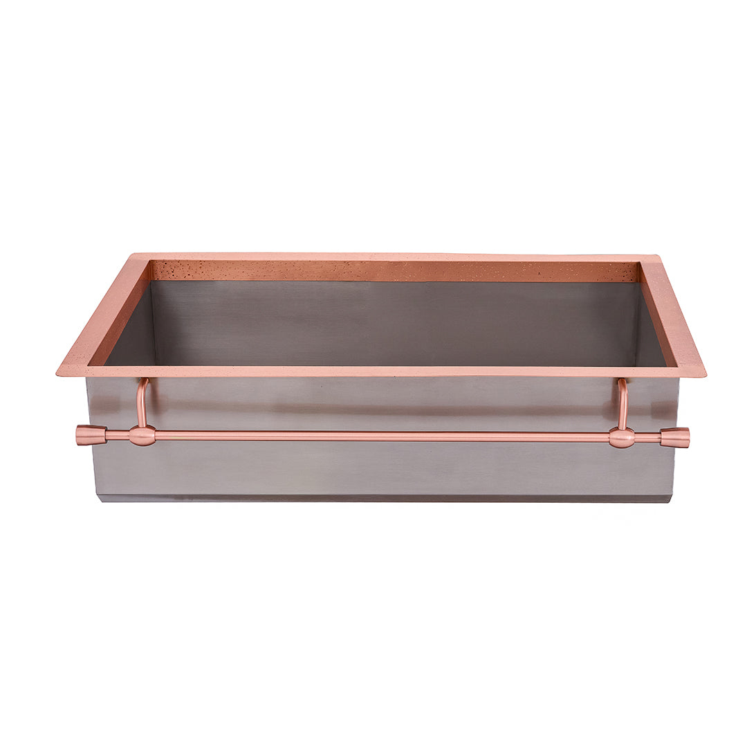 handmade-hammered-copper-farmhouse-sink