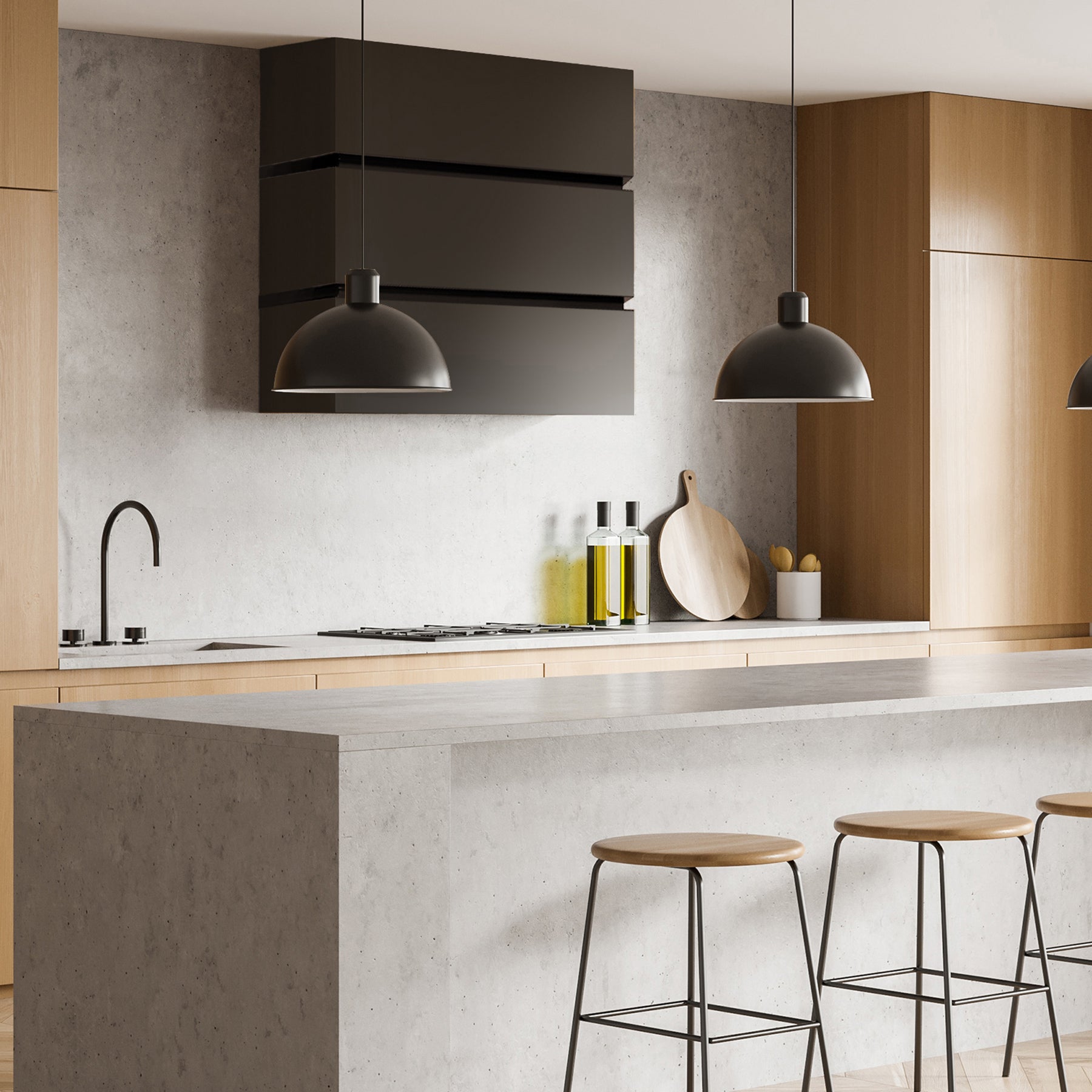 kitchen exhaust stainless steel range hoods