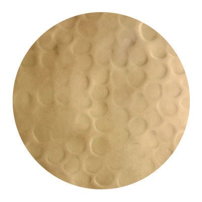 Akicon Matte Brass Beehive Hammered Sample