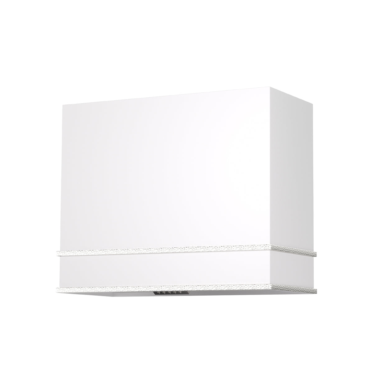 36" Double-Band Stainless Steel Range Hood with Copper Trim