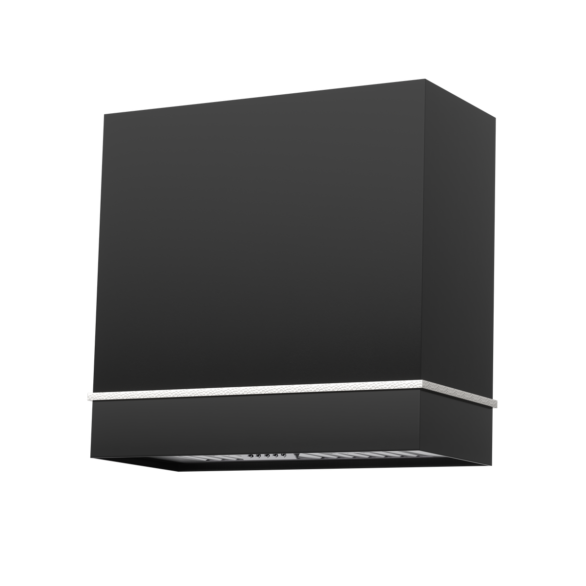 30" Single-Band Stainless Steel Range Hood with Copper Trim