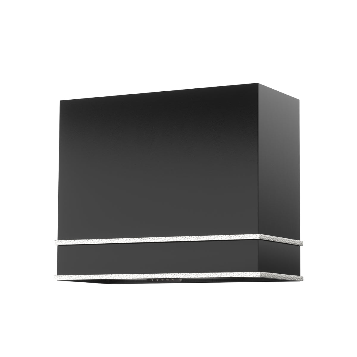 36" Double-Band Stainless Steel Range Hood with Copper Trim