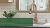 Copper Pull Out Kitchen Faucet, Single Level Solid Brass Kitchen Sink Faucets with Pull Down Sprayer - AK96455C