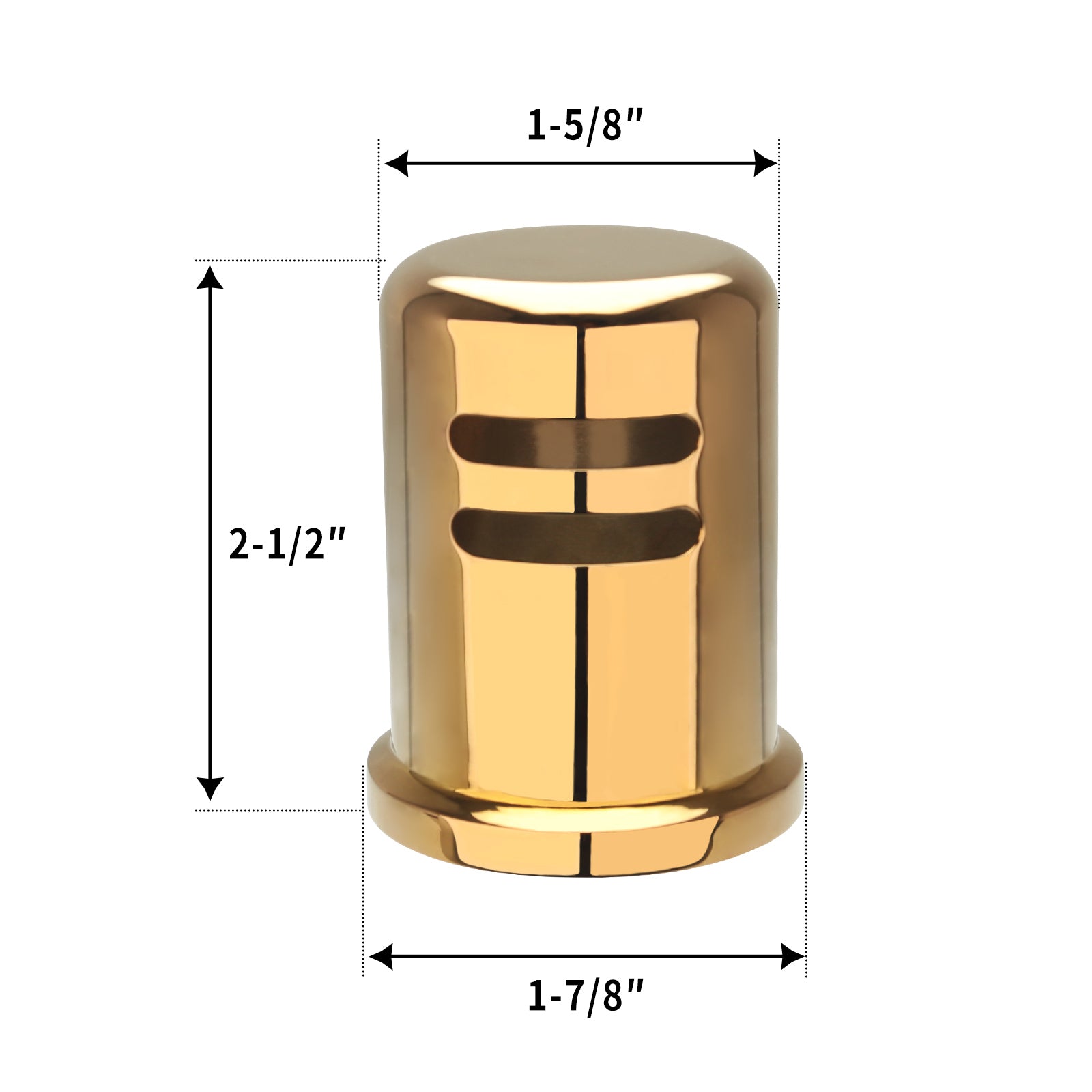 Copper Kitchen Dishwasher Air Gap Cap - AK79106RG