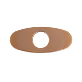 Copper Bathroom Basin Faucet Hole Cover Deck Plate Escutcheon - AK11030AC