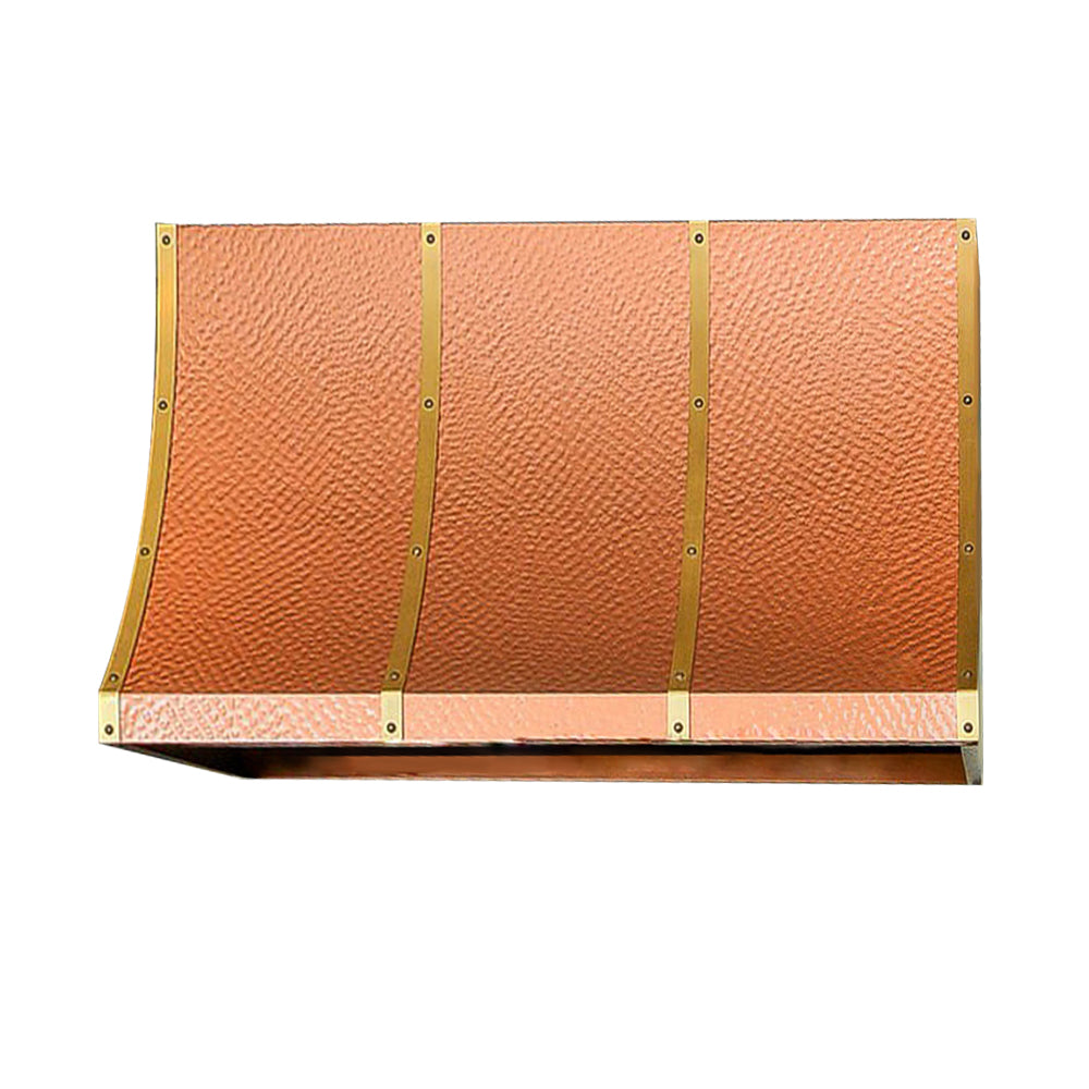 Copper kitchen hood