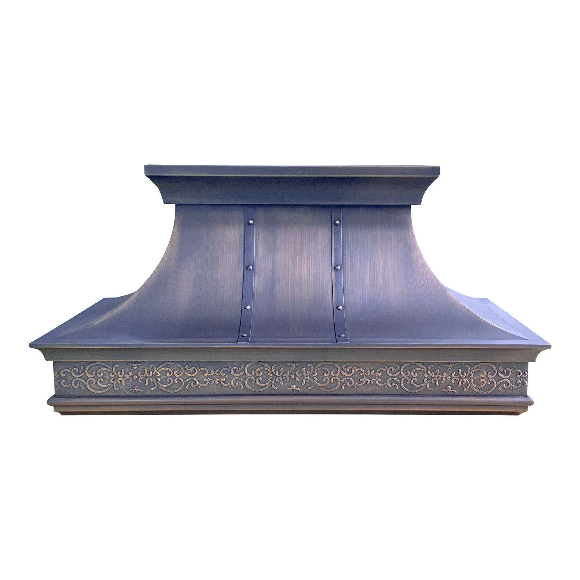 Modern copper range hood