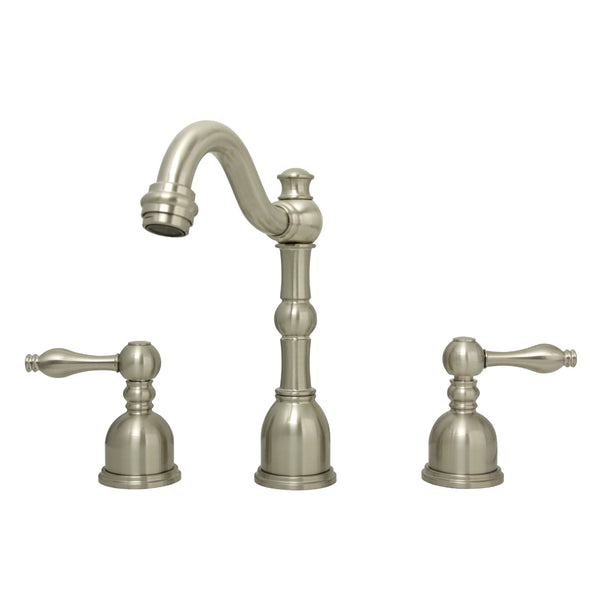 Two-Handle Copper Widespread Bathroom Sink Faucet