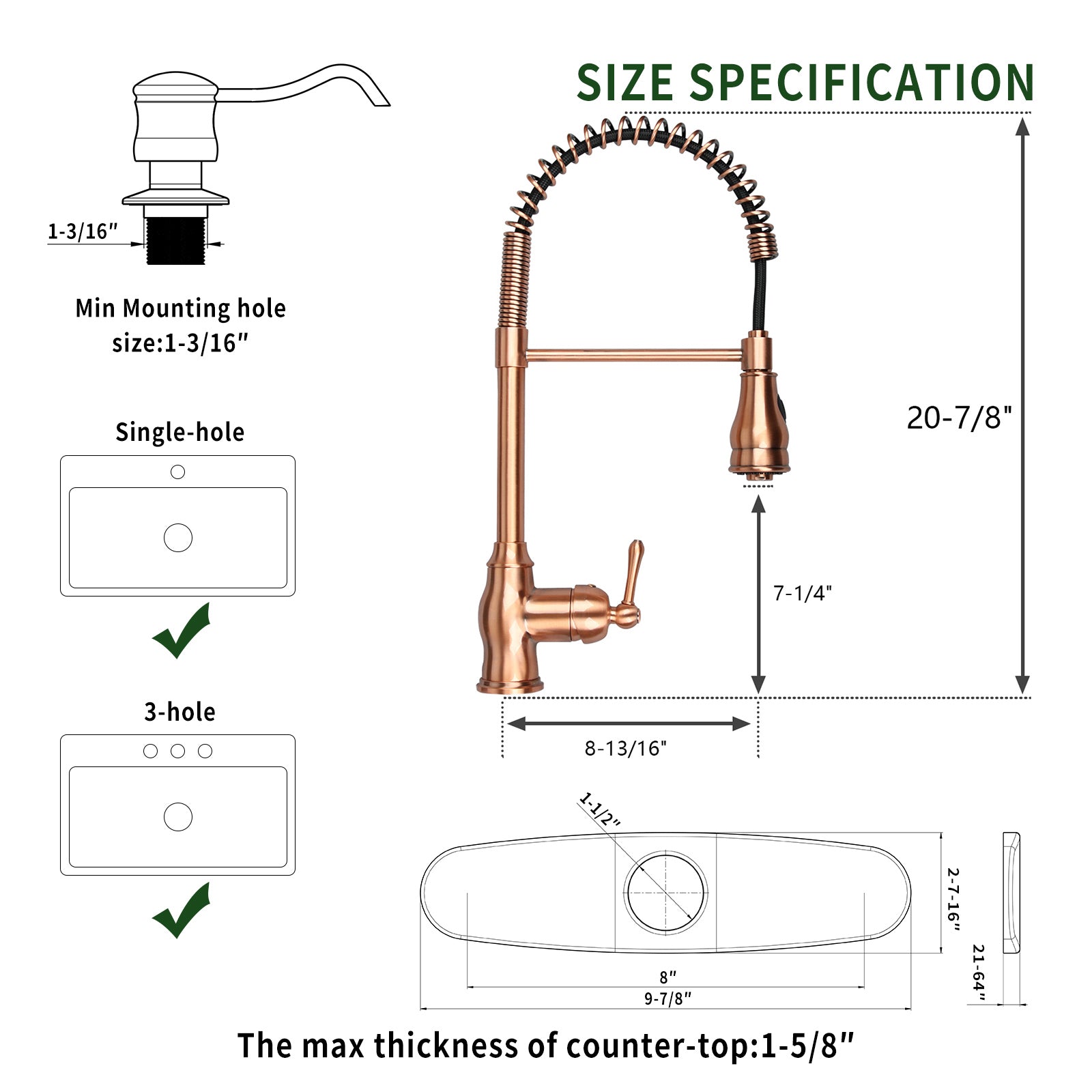 antique brass kitchen faucet