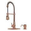 copper kitchen faucet