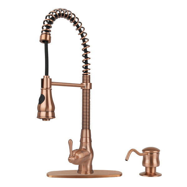 copper kitchen faucet