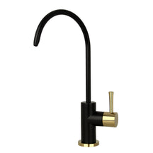 One-Handle Matte Black & Gold Drinking Water Filter Faucet Water Purifier Faucet - AK97703BLZG