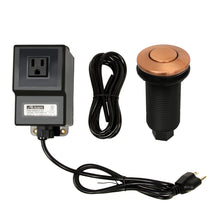 Single Outlet Copper Garbage Disposal Kitchen Air Switch Kit - AK79001A-C