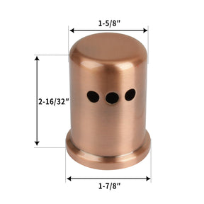 Copper Kitchen Dishwasher Air Gap Cap - AK79105C