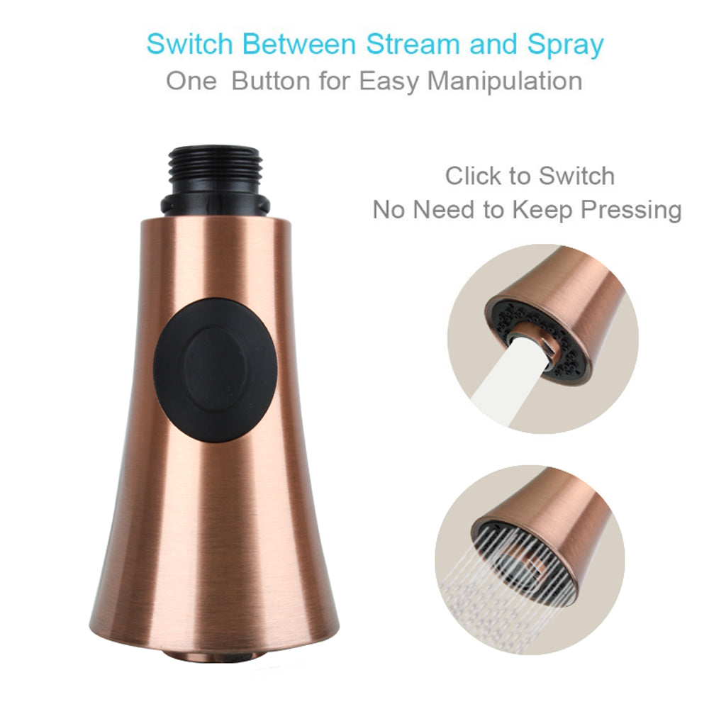 Copper Pull-Out Spray Head Replacement Part for Kitchen Sink Faucet (AK235) - 5 Years Warranty