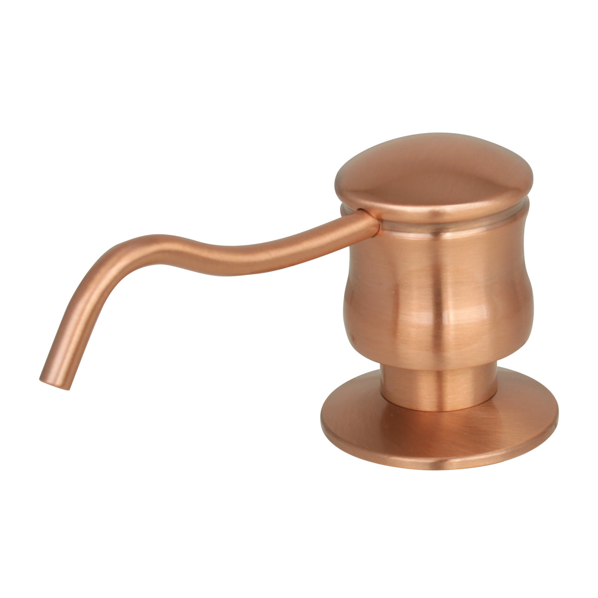 Built in Copper Soap Dispenser Refill from Top with 17 OZ Bottle - AK81006C
