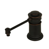 Built in Oil Rubbed Bronze Soap Dispenser Refill from Top with 17 OZ Bottle - AK81018-ORB