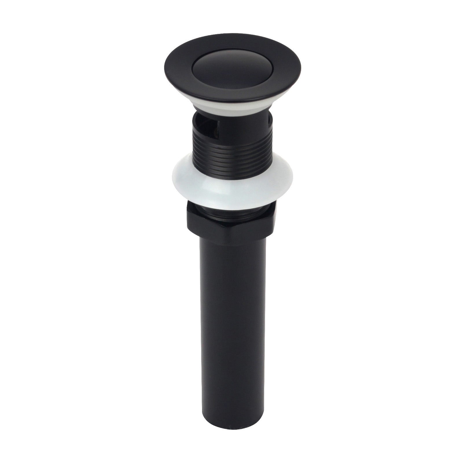 Matte Black Pop up Drain Stopper With Overflow - AK82003MB