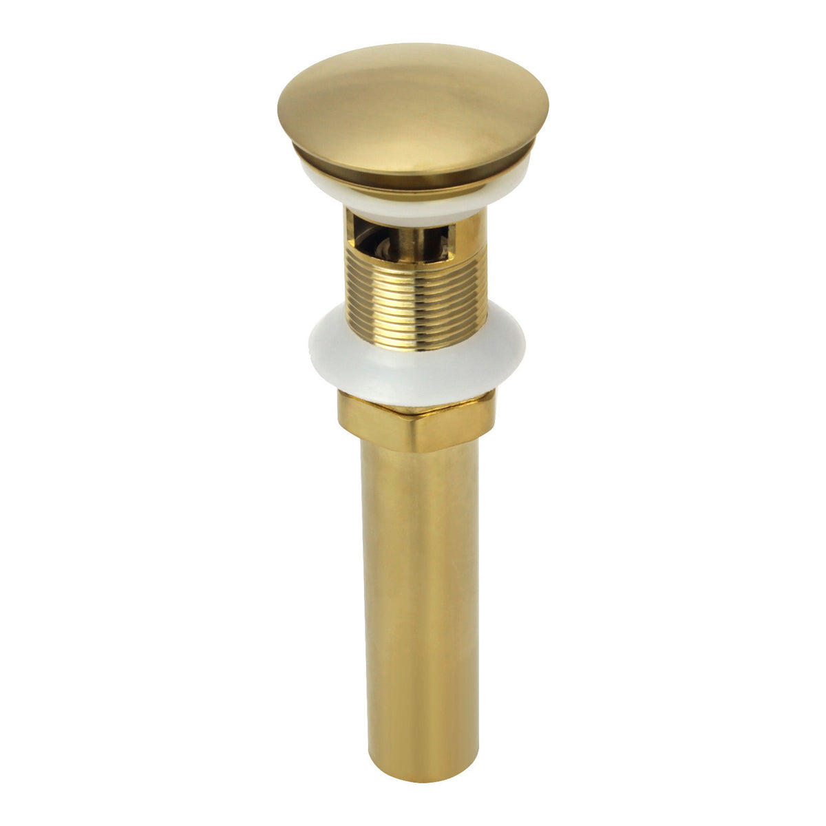 Brushed Gold Pop up Drain Stopper With Overflow - AK82011BTG