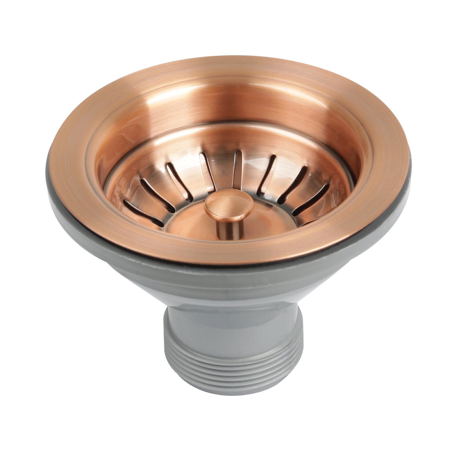 Copper Kitchen Sink Stopper Replacement for 3-1/2 Inch Standard Strainer Drain - AK82102C