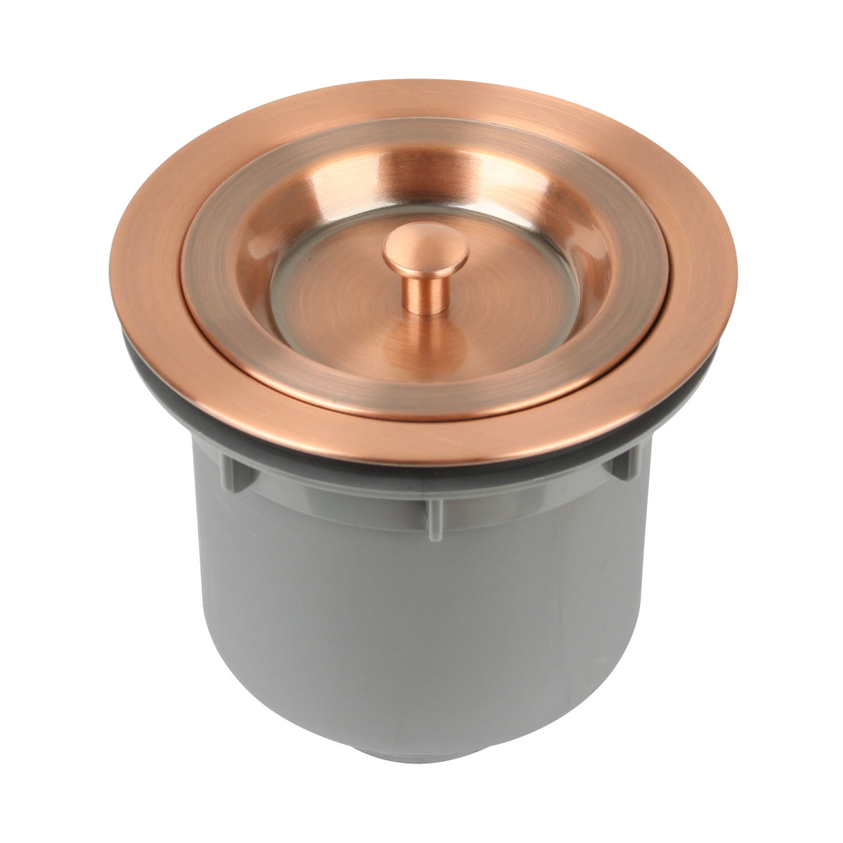 Copper Kitchen Sink Stopper Replacement for 3-1/2 Inch Standard Strainer Drain - AK82103C