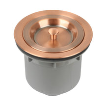 Copper Kitchen Sink Stopper Replacement for 3-1/2 Inch Standard Strainer Drain - AK82103C