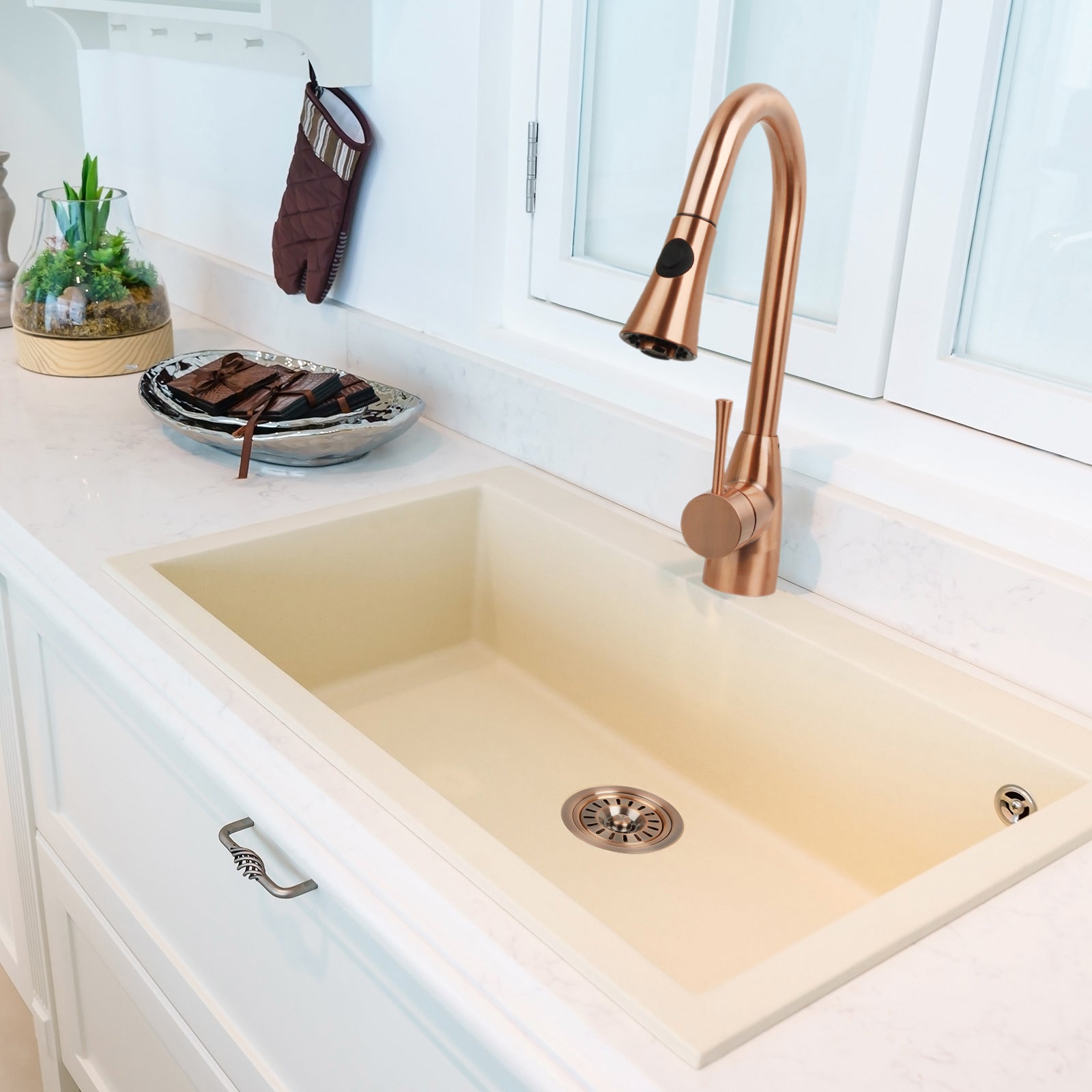 Copper Kitchen Sink Garbage Disposal Flange Stopper - AK82202C