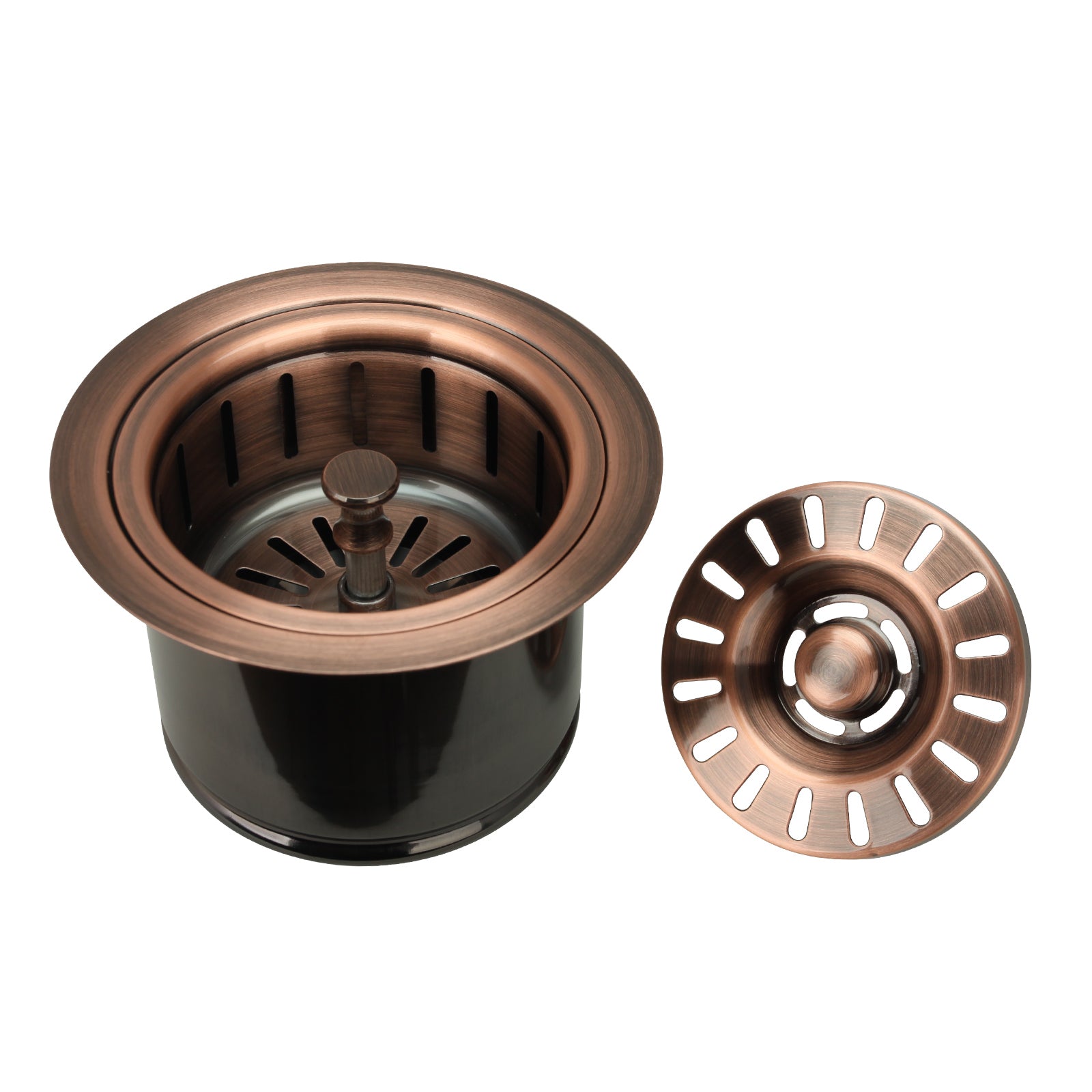 Antique Copper Kitchen Sink Garbage Disposal Flange Stopper - AK82202AC
