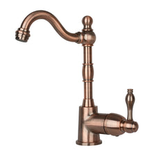 One-Handle Antique Copper Widespread Kitchen Bar Faucet - AK96118P1-AC