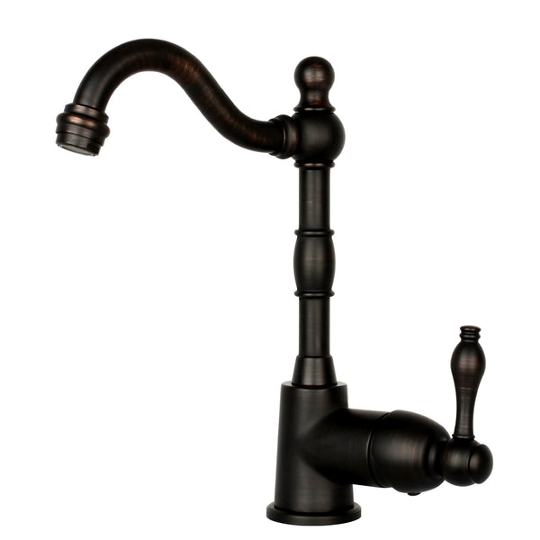 One-Handle Copper Widespread Kitchen Bar Faucet - AK96118P1