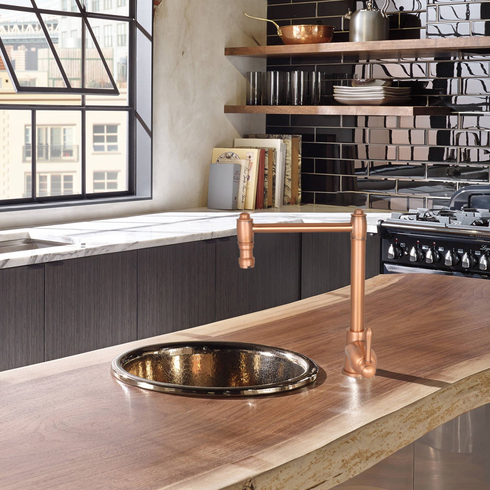 One-Handle Widespread Kitchen Bar/Prep Faucet - AK96118P2-C