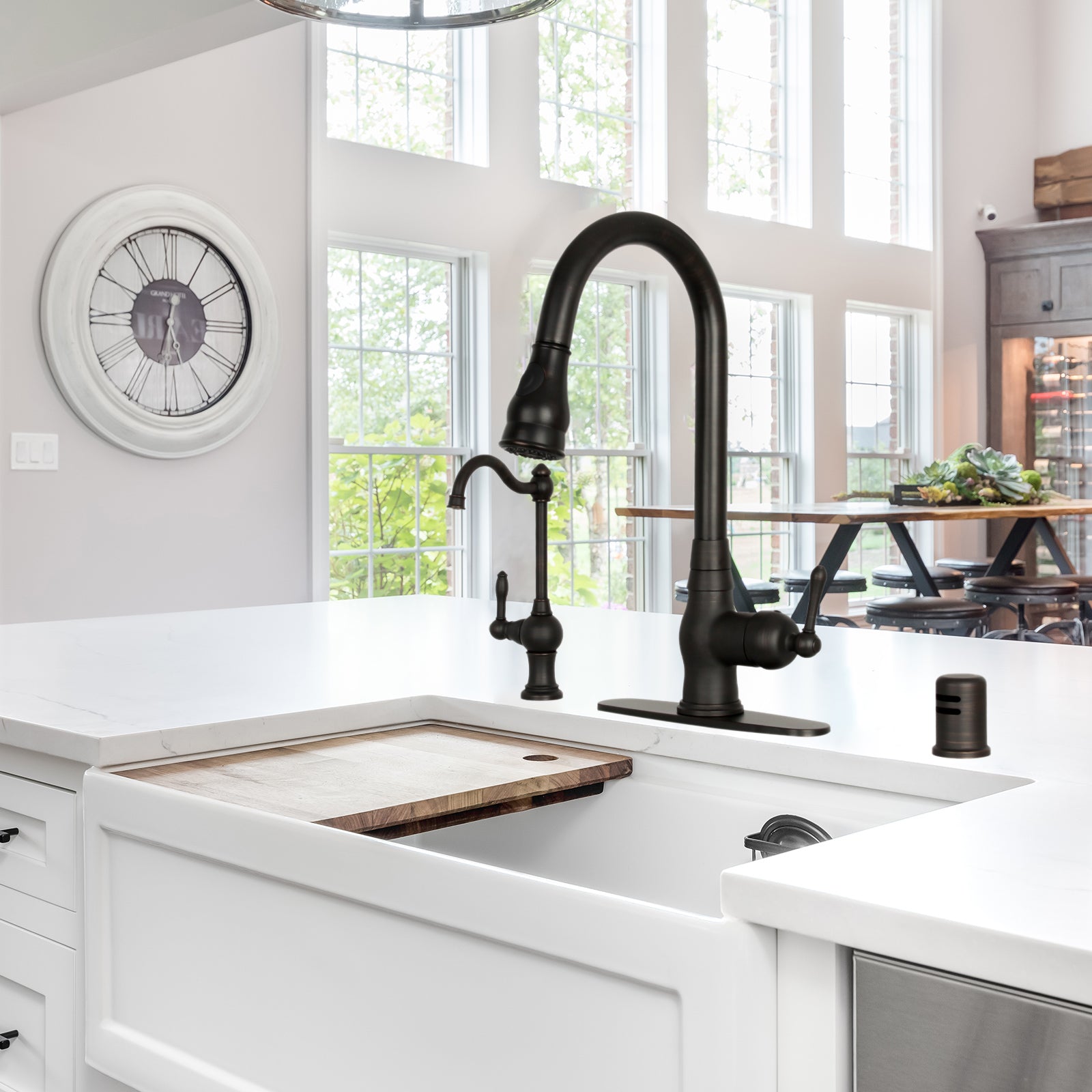 Oil Rubbed Bronze Kitchen Dishwasher Air Gap Cap - AK79106ORB