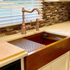 One-Handle Copper Widespread Kitchen Faucet with Side Sprayer - AK96918C