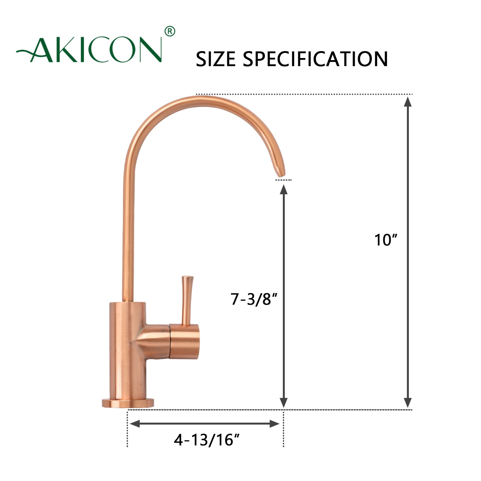 One-Handle Copper Drinking Water Filter Faucet Water Purifier Faucet - AK97703C