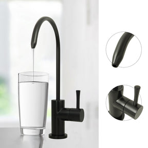 One-Handle Matte Black Drinking Water Filter Faucet Water Purifier Faucet - AK97703-MB