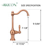 One-Handle Copper Drinking Water Filter Faucet Water Purifier Faucet - AK97718-C