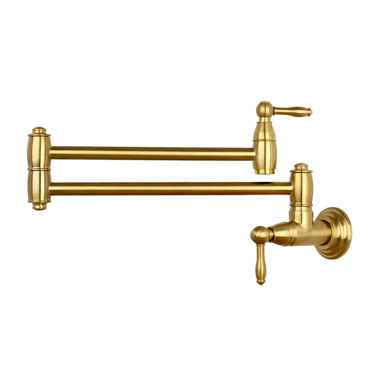 Brushed Gold Pot Filler Kitchen Faucet Wall-Mounted - AK98288-BTG