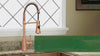 One-Handle Pre-Rinse Spring Copper Kitchen Faucet - AK96566-C