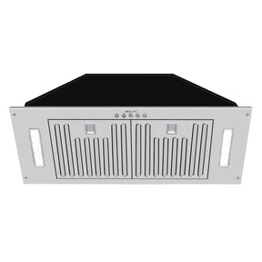 Range Hood Insert/Built-in 30 Inch, 6'' Duct 3-Speeds 600 CFM Stainless Steel Vent Hood with LED Lights and Dishwasher Safe Filters