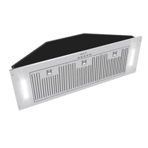 Range Hood Insert/Built-in 36 Inch, 6'' Duct 3-Speeds 600 CFM Stainless Steel Vent Hood with LED Lights and Dishwasher Safe Filters