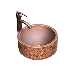 Akicon Copper Round Bathroom Sink - AKS20058-C