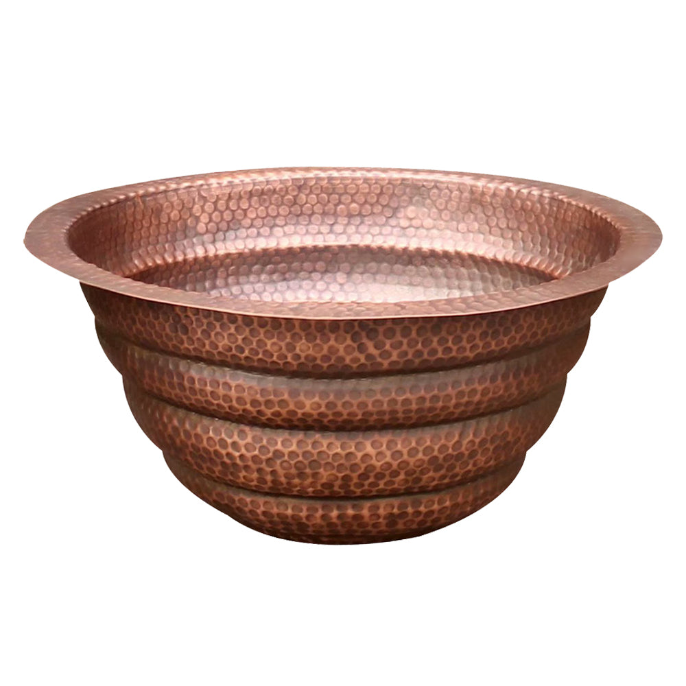 Copper bathroom sink