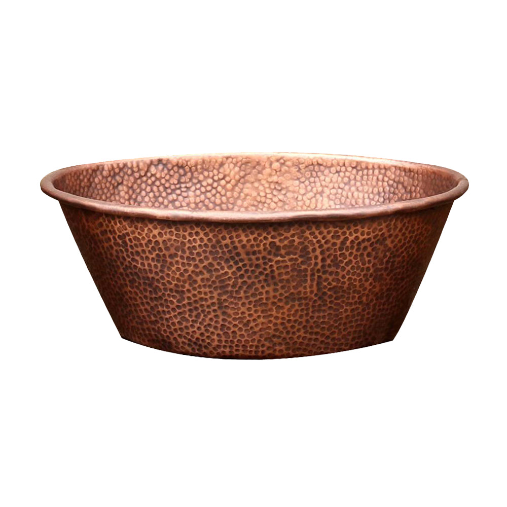 Single bowl copper sink