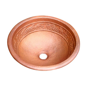 Rustic copper sink