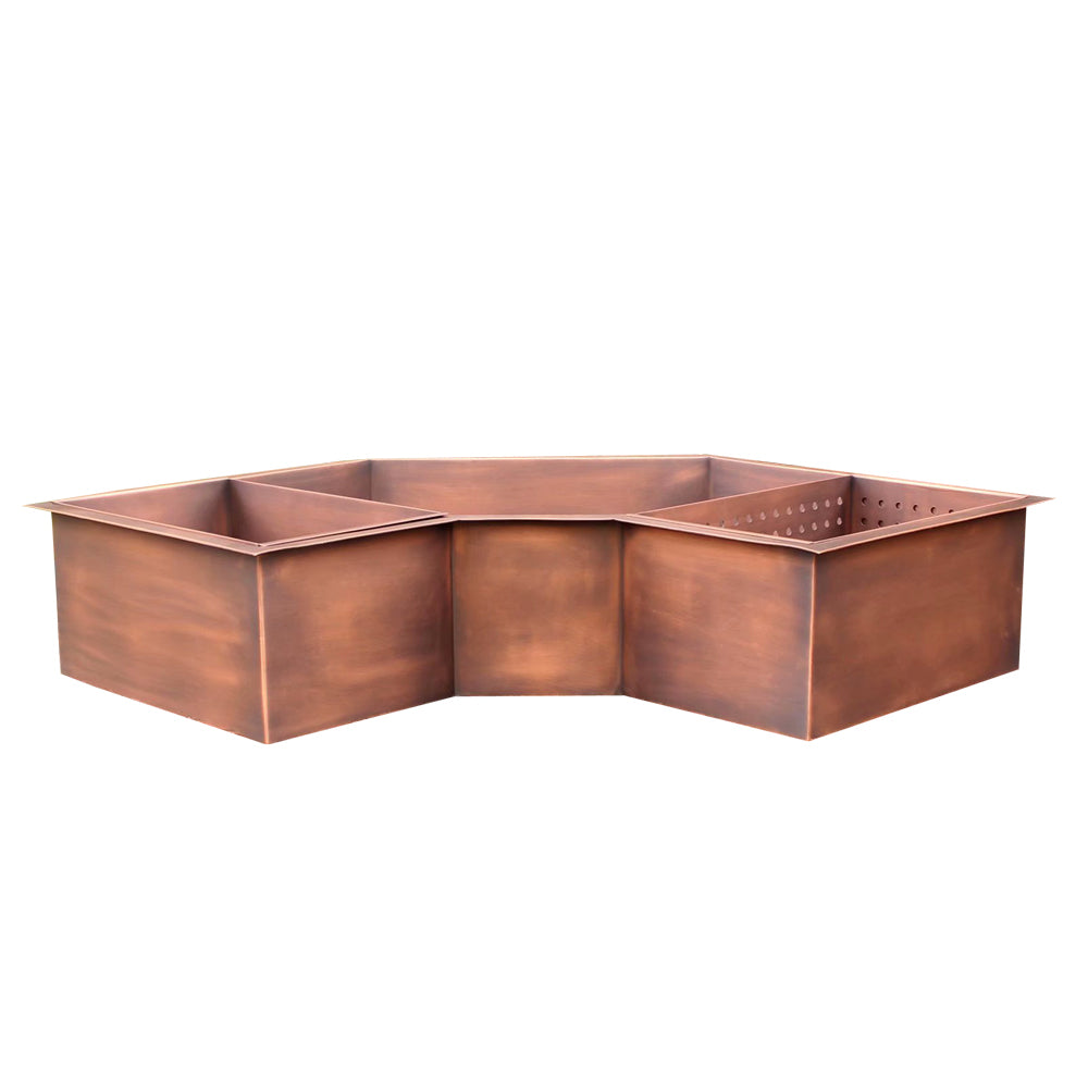 Drop-in copper sink