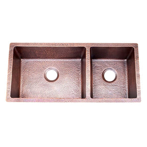 Akicon Equal Bowl Undermount Copper Kitchen Sink - AKS50049-C