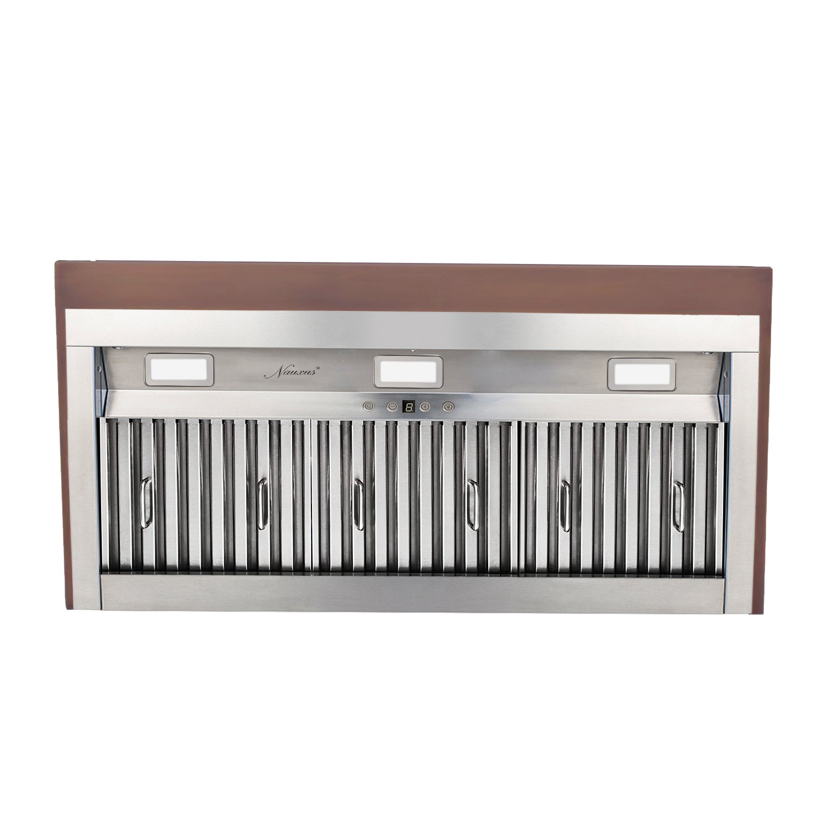 Antique copper range hood