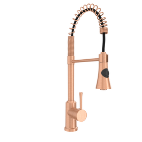 One-Handle Pre-Rinse Spring Copper Kitchen Faucet - AK96566-C