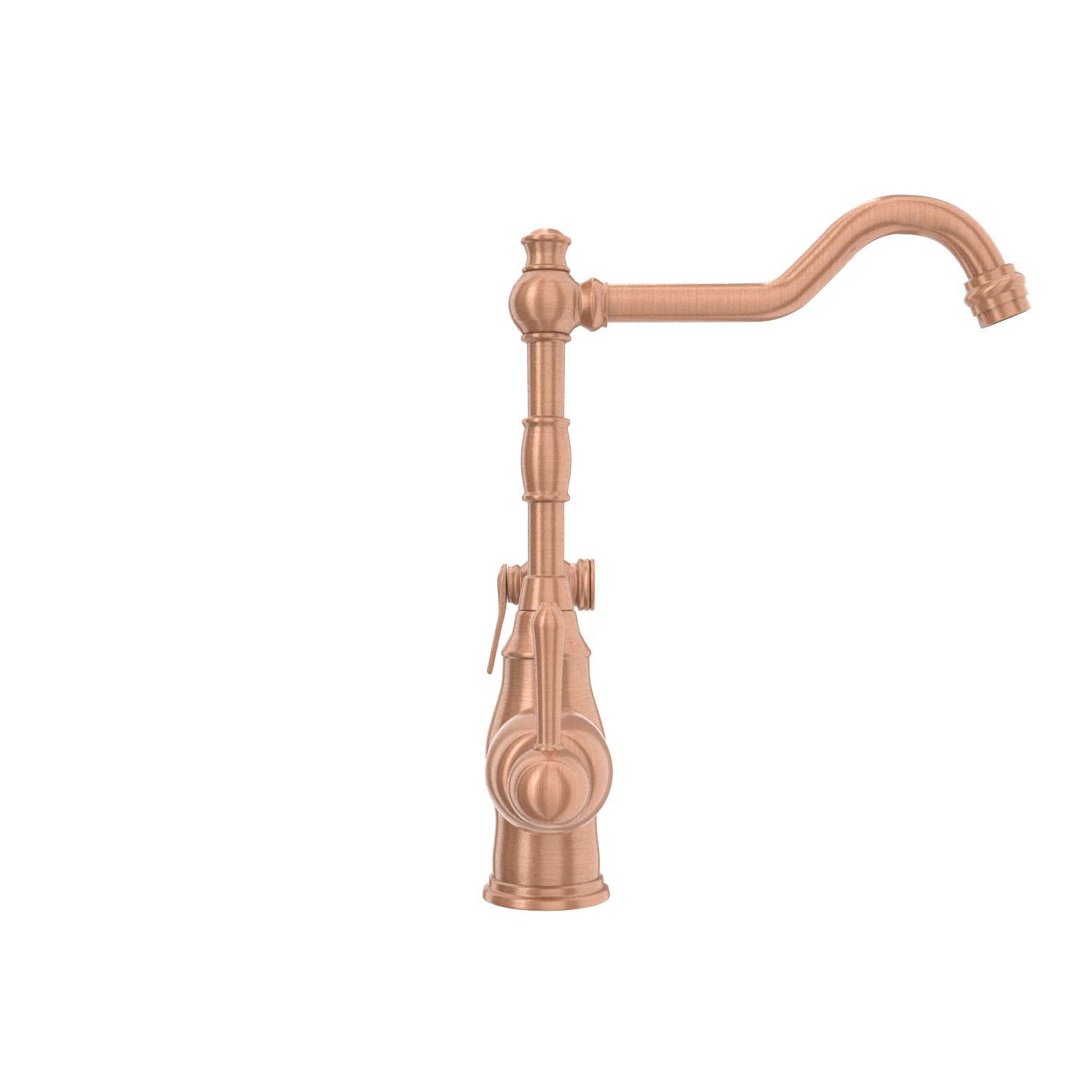 One-Handle Copper Widespread Kitchen Faucet with Side Sprayer - AK96918C