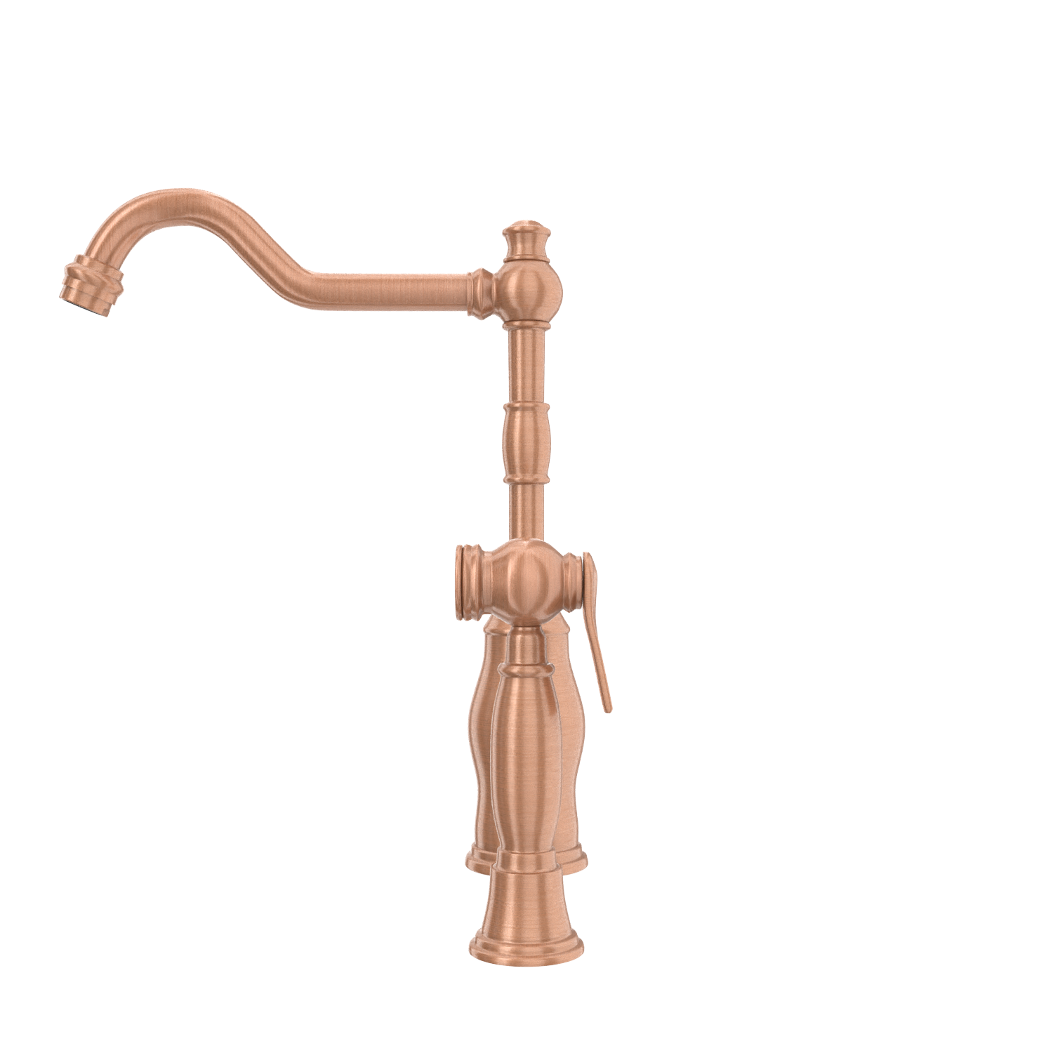 One-Handle Copper Widespread Kitchen Faucet with Side Sprayer - AK96918C